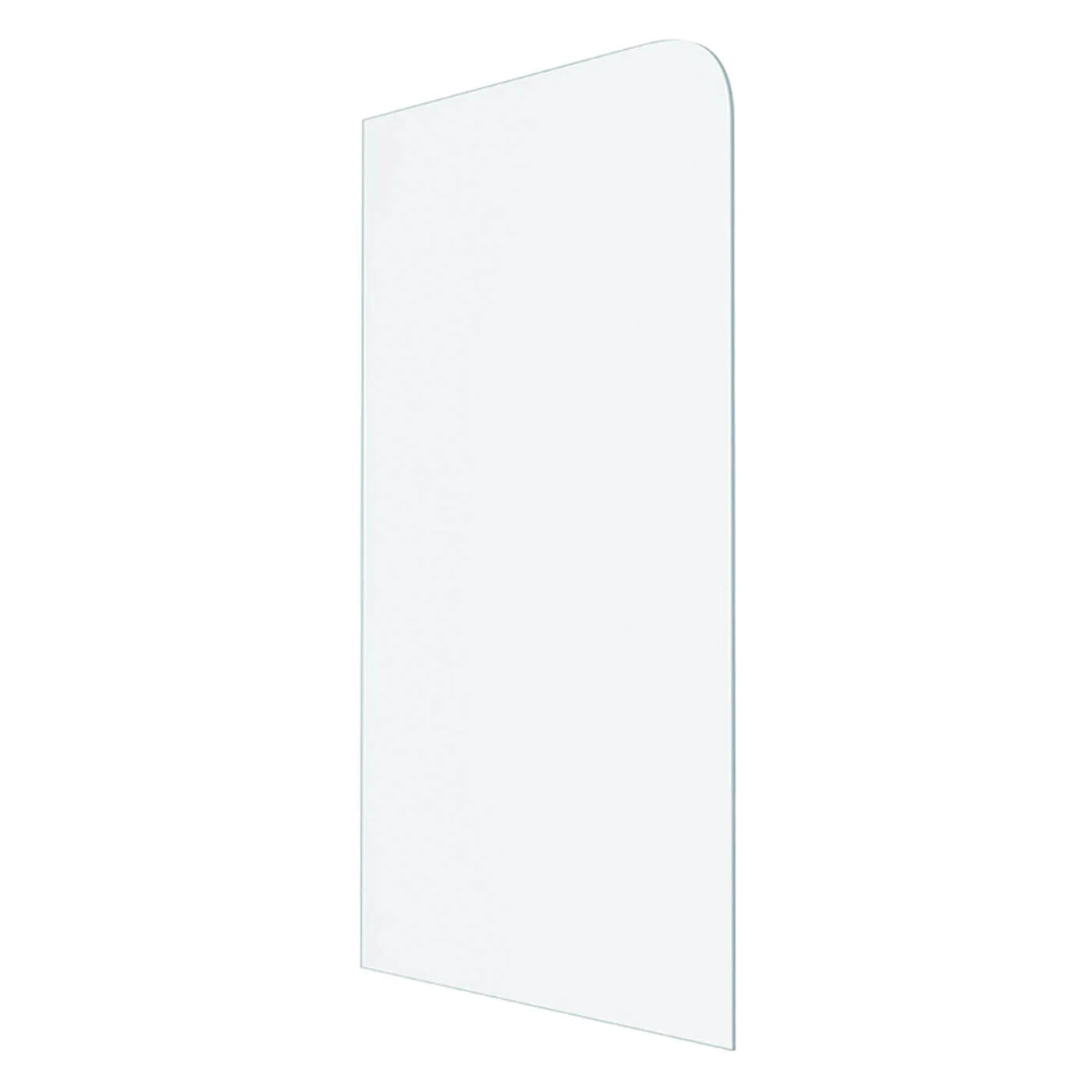 10mm Frameless Curved Radius Corner Shower Screen Fixed Panel - Image 2