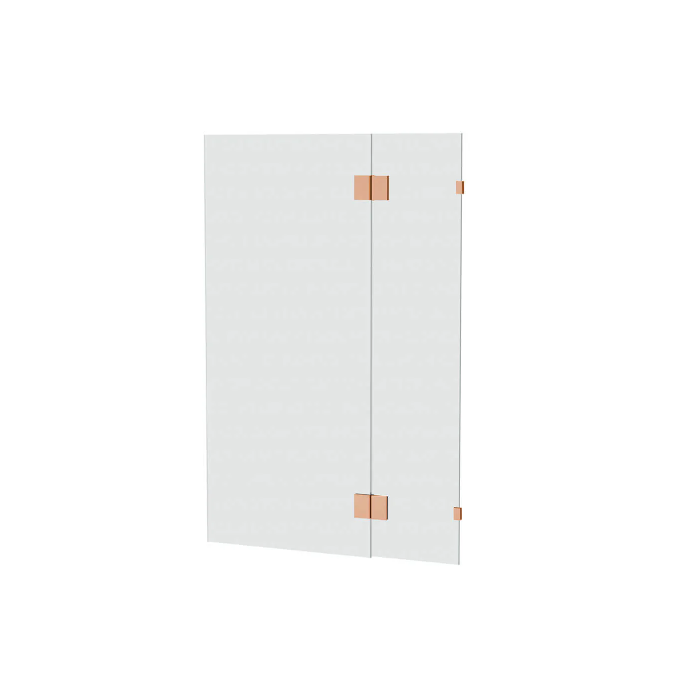 10mm Frameless Fixed & Swing Bathtub Screen 900-1000mm - Image 2