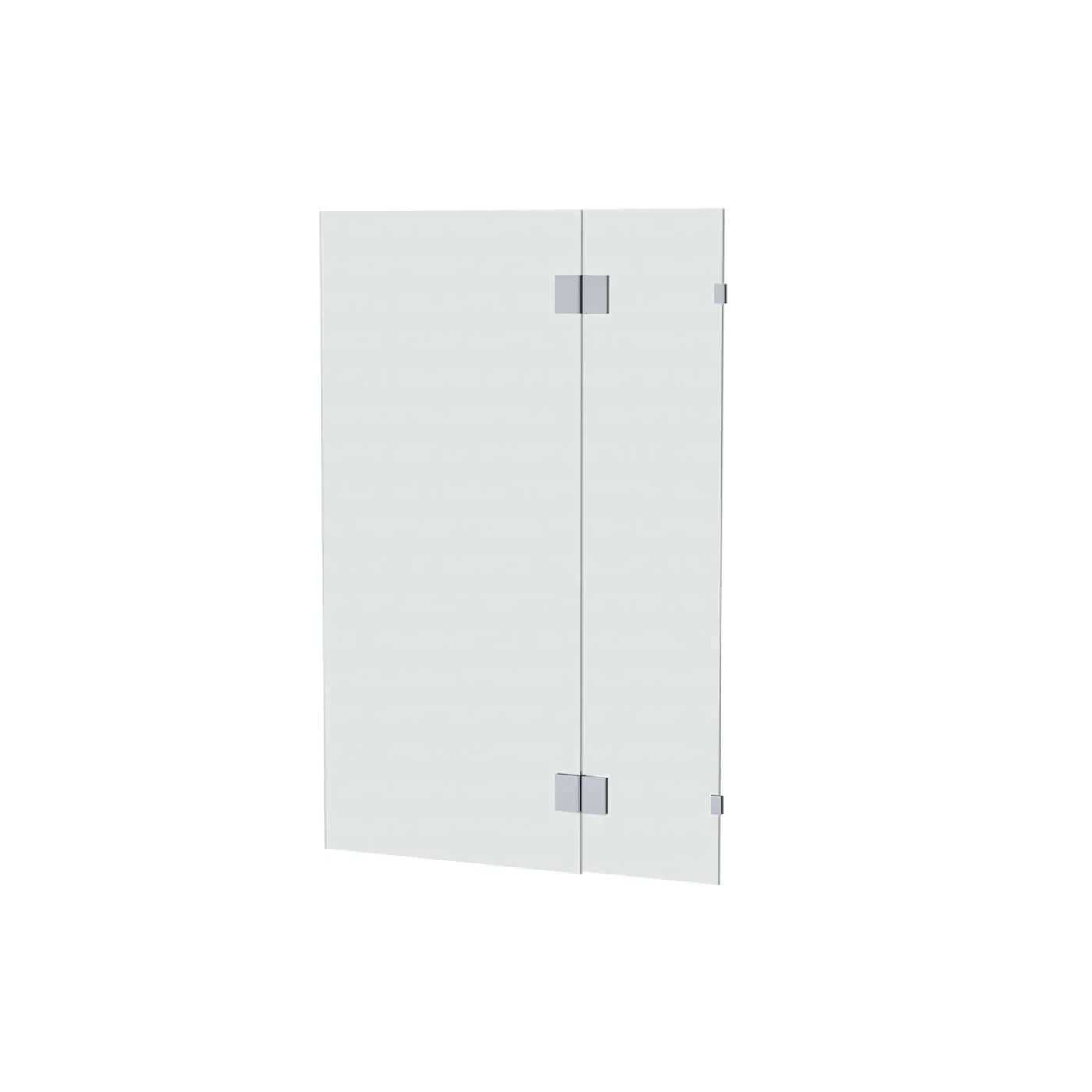 10mm Frameless Fixed & Swing Bathtub Screen 900-1000mm - Image 4