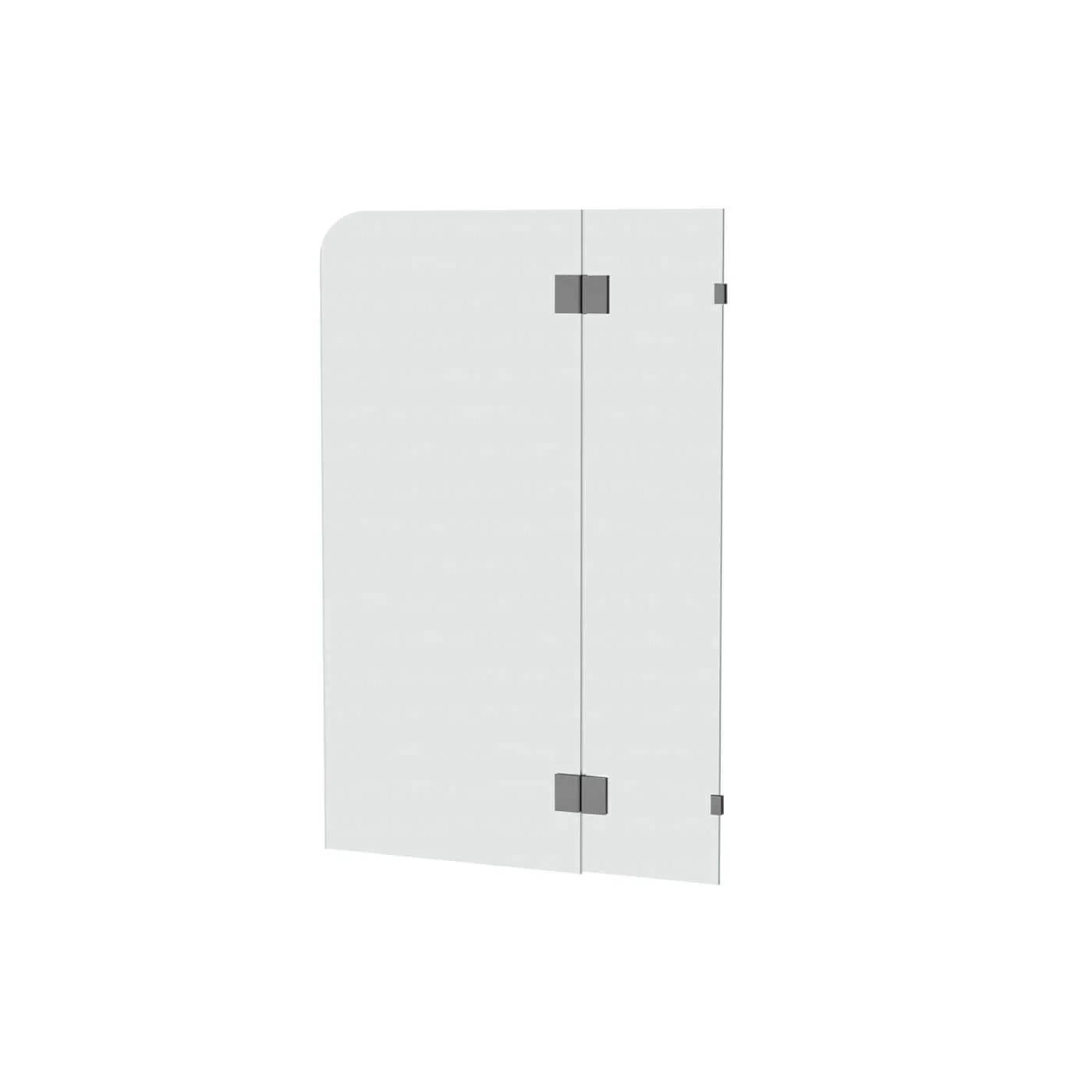 10mm Frameless Curved Fixed & Swing Bathtub Screen 900-1000mm - Image 6