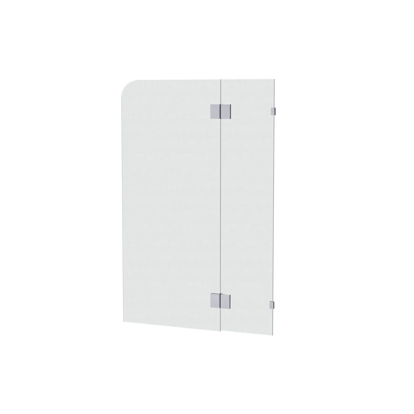 10mm Frameless Curved Fixed & Swing Bathtub Screen 900-1000mm - Image 7