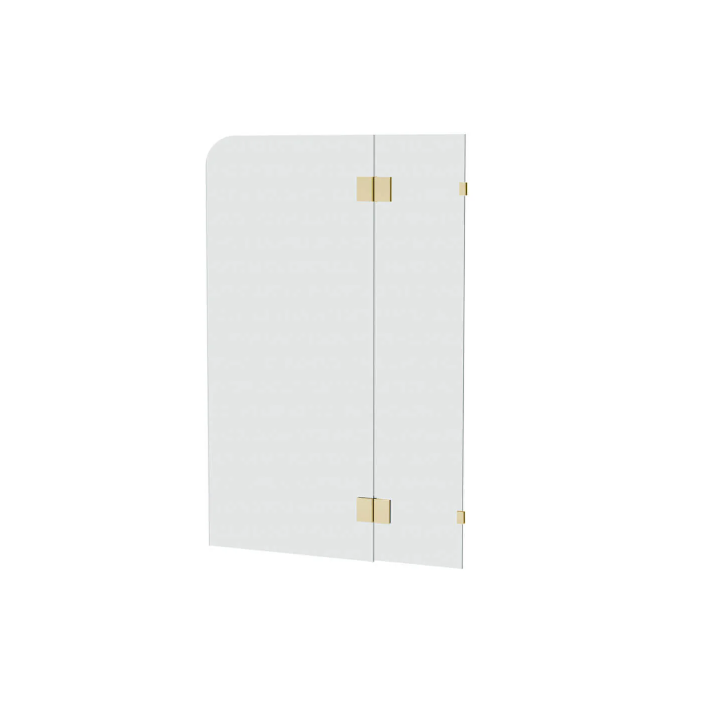 10mm Frameless Curved Fixed & Swing Bathtub Screen 900-1000mm - Image 8