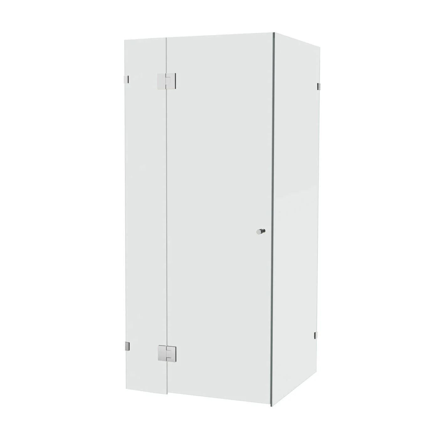 10mm Frameless Shower Screen Front & Return 900x900mm - Image 3