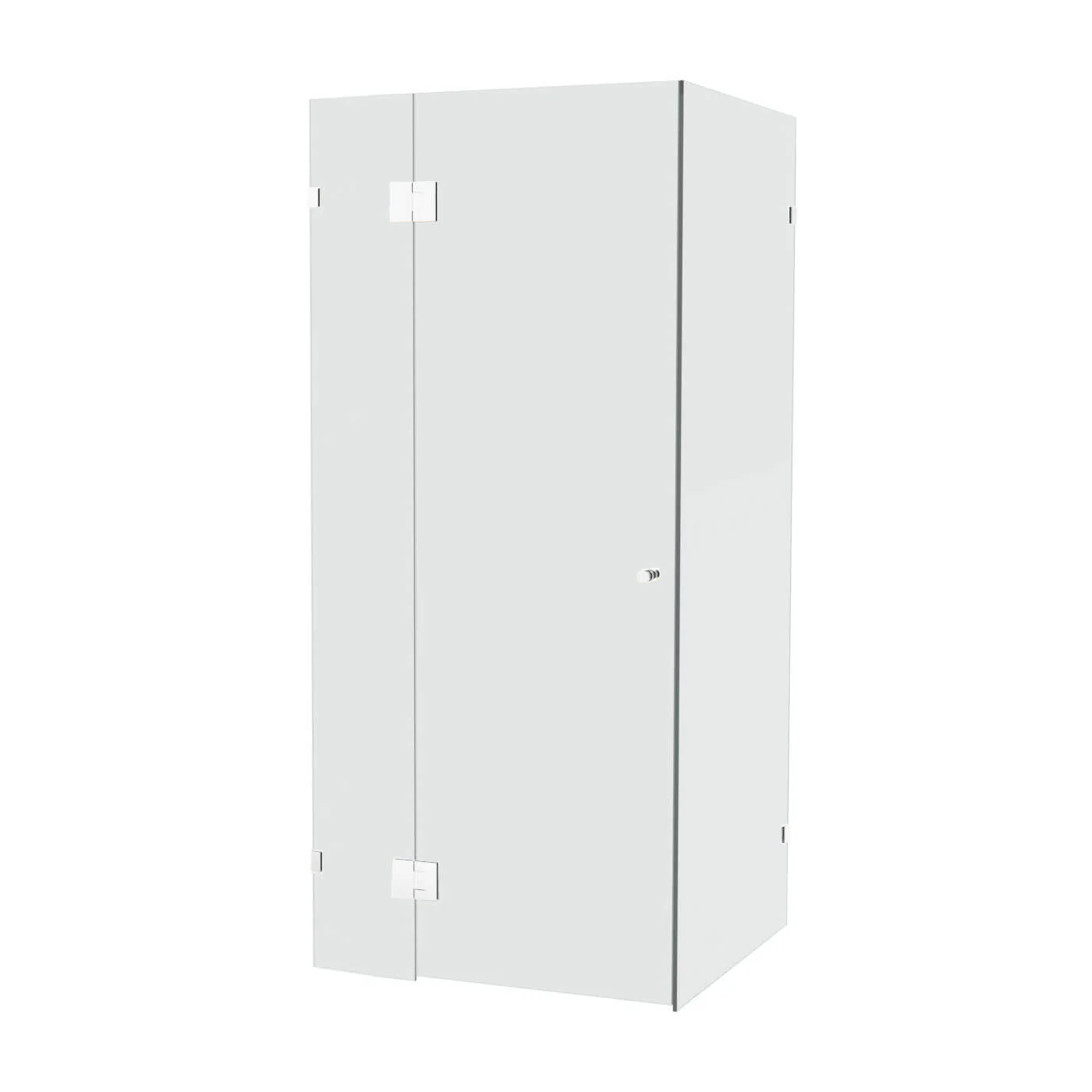 10mm Frameless Shower Screen Front & Return 900x900mm - Image 4