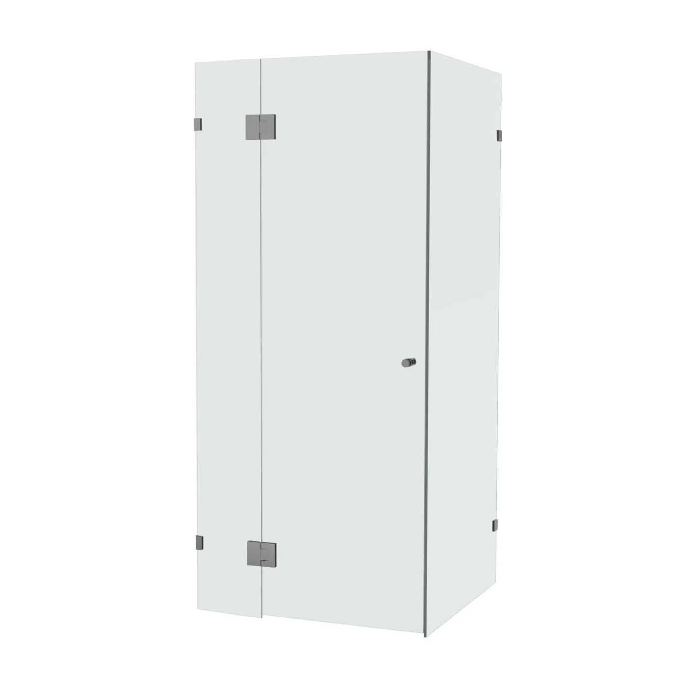 10mm Frameless Shower Screen Front & Return 900x900mm - Image 5