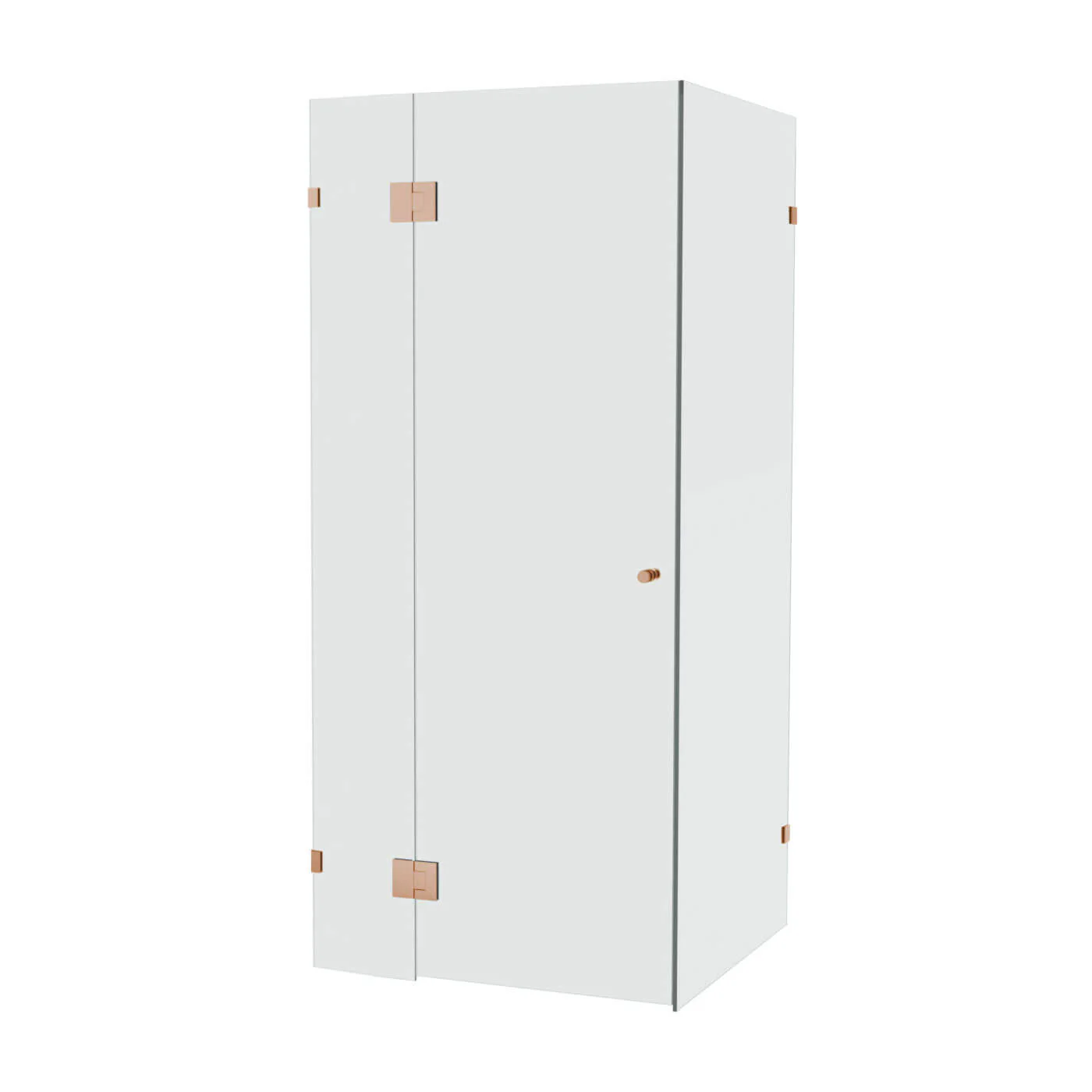 10mm Frameless Shower Screen Front & Return 900x900mm - Image 6