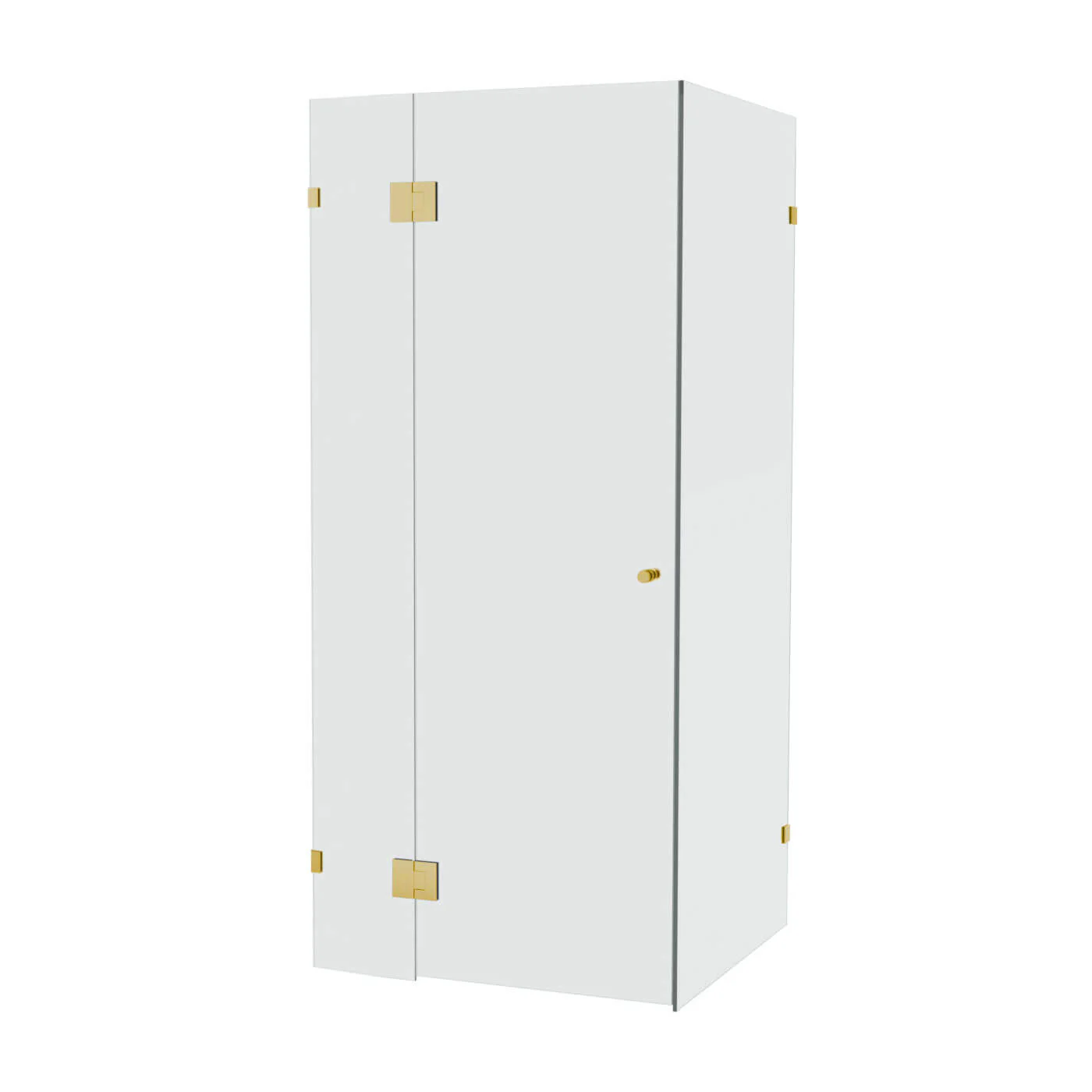 10mm Frameless Shower Screen Front & Return 900x900mm - Image 7