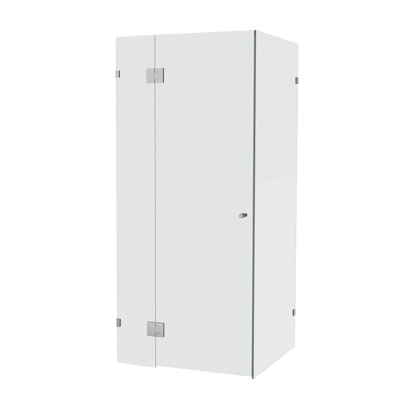10mm Frameless Shower Screen Front & Return 900x900mm - Image 8