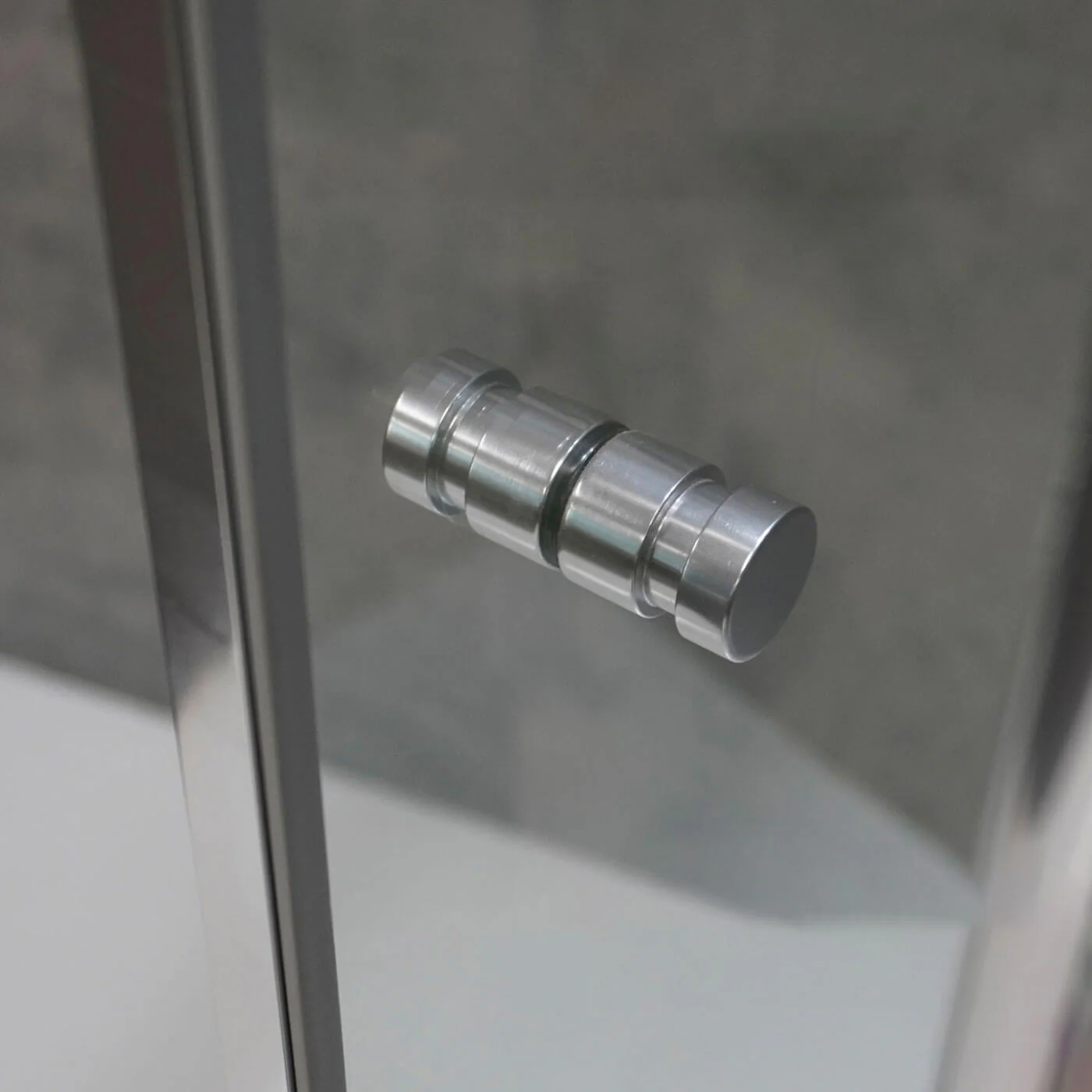 Semi-Frameless 6mm Adjustable 2-Side Shower Screen 1950mm High Chrome - Image 3