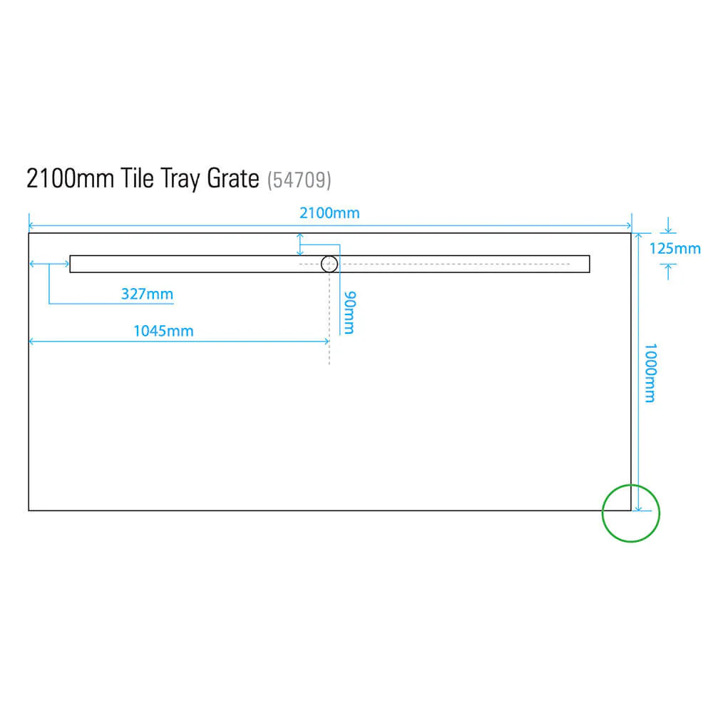 Akril Torbex Tile Over Shower Tray 1800-2100mm - Image 5
