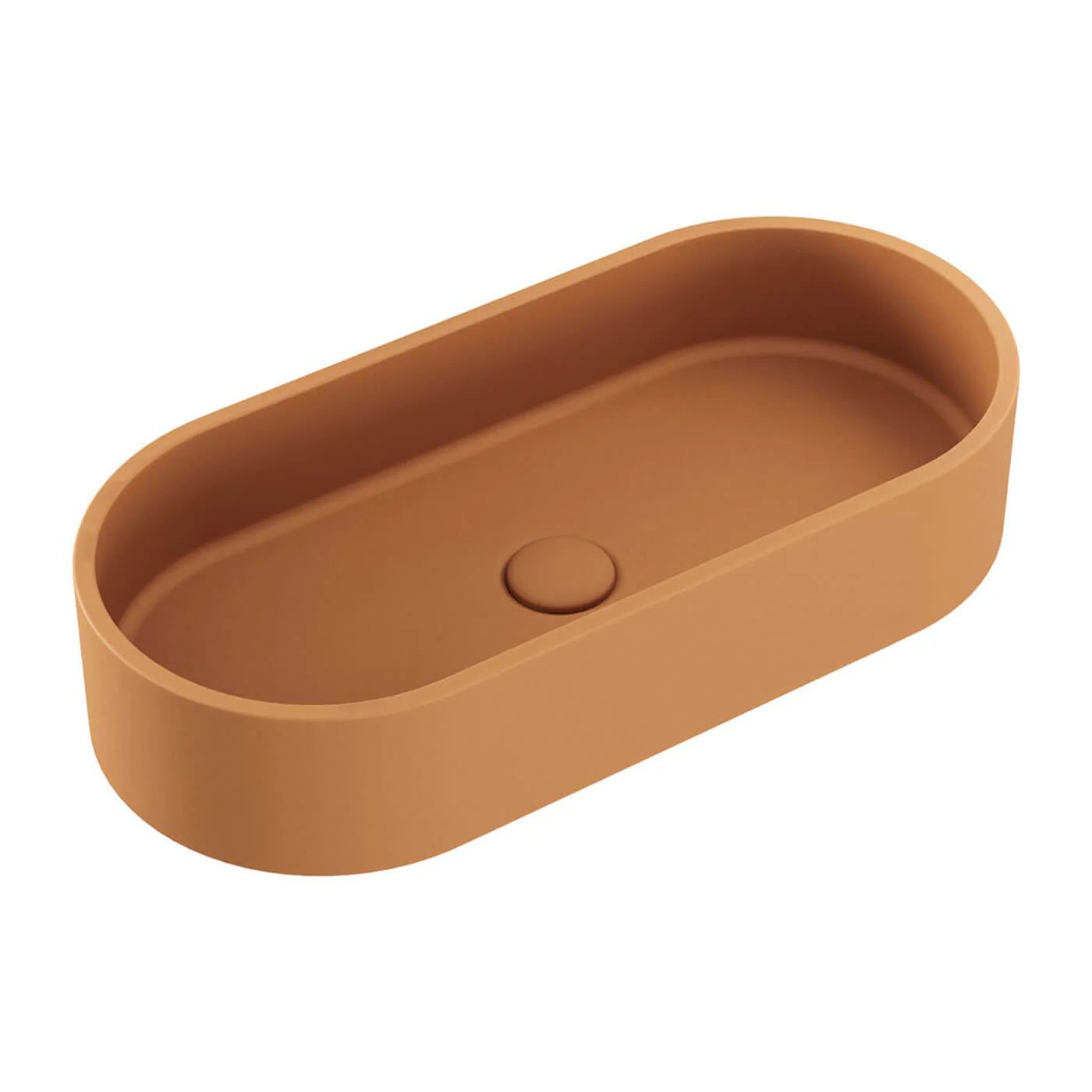 Jada Pill Concrete Above Counter Basin 600x280mm - Image 3
