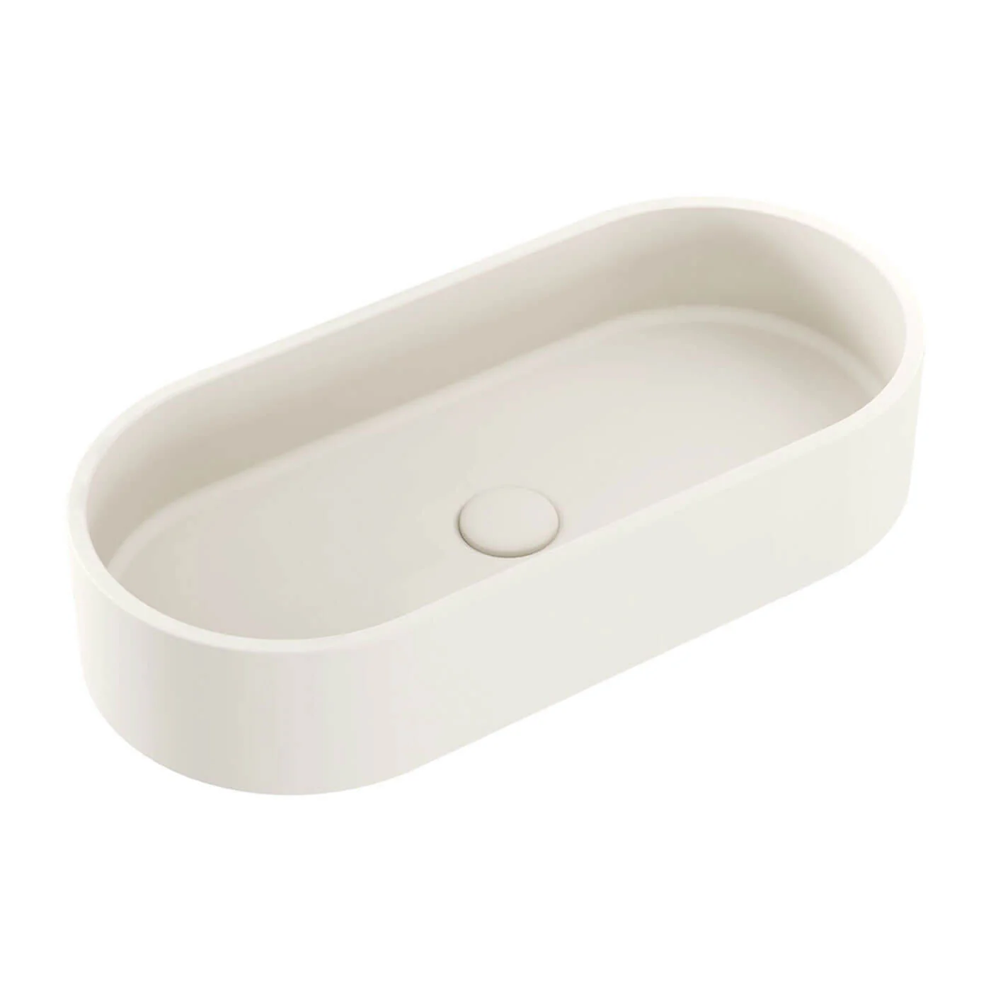Jada Pill Concrete Above Counter Basin 600x280mm - Image 5
