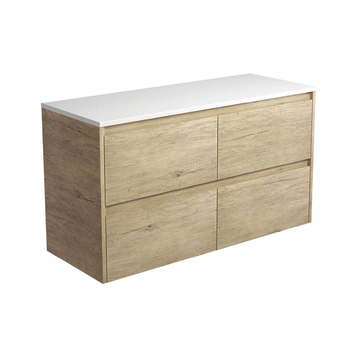 Amato Scandi Oak Wall Hung Vanity - Image 3