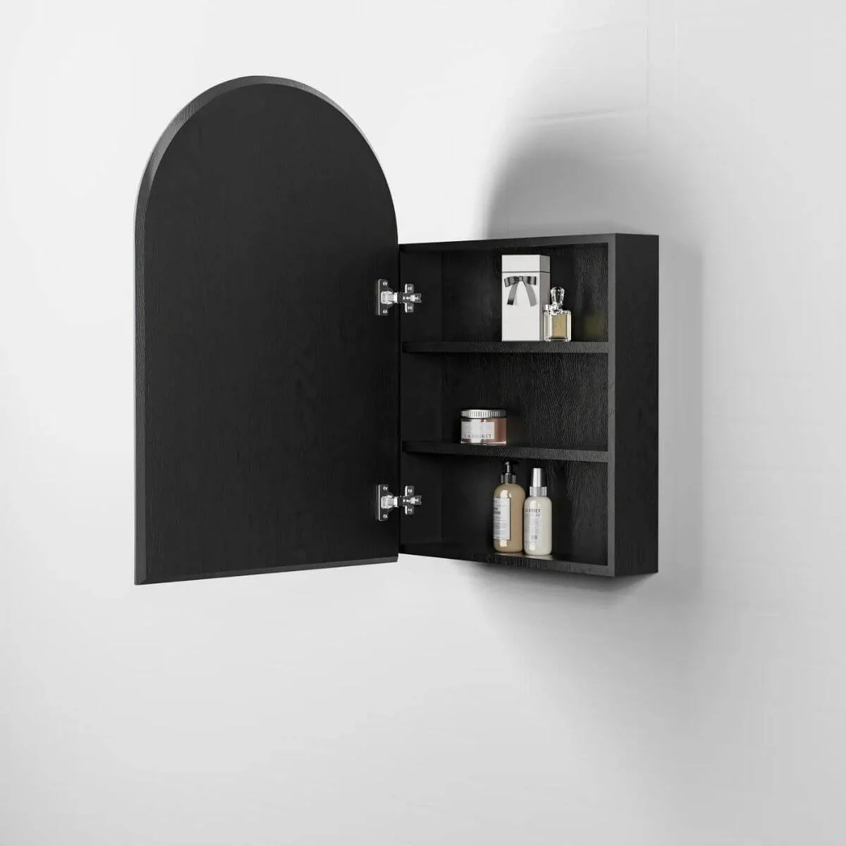 Archie Mirror Shaving Cabinet Arched 900x600mm - Image 3