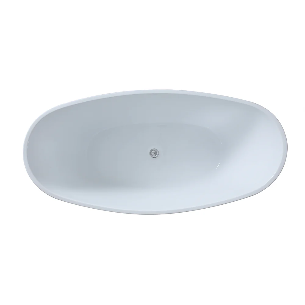 Ash Freestanding Bathtub High Back - Image 4