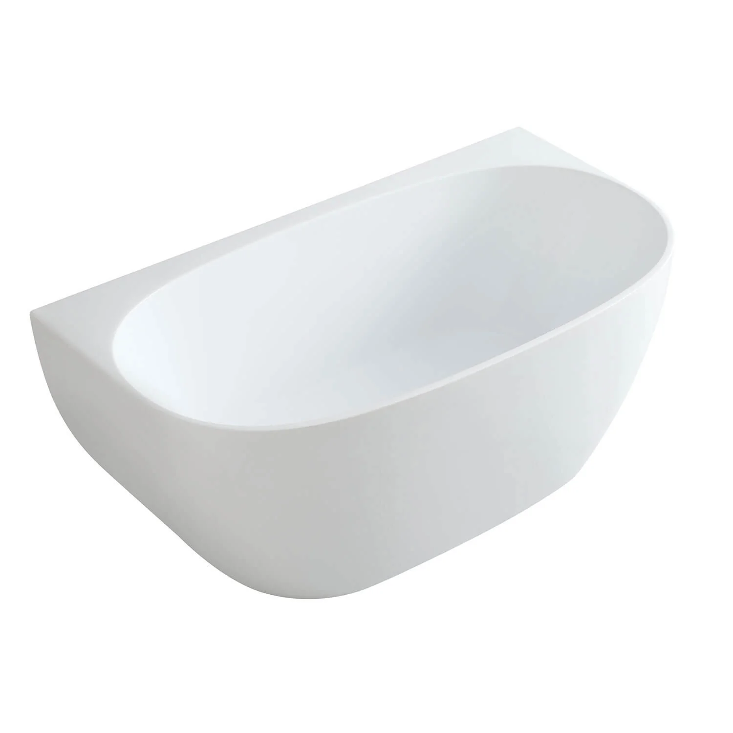 Atlantic Curved Back to Wall Bathtub