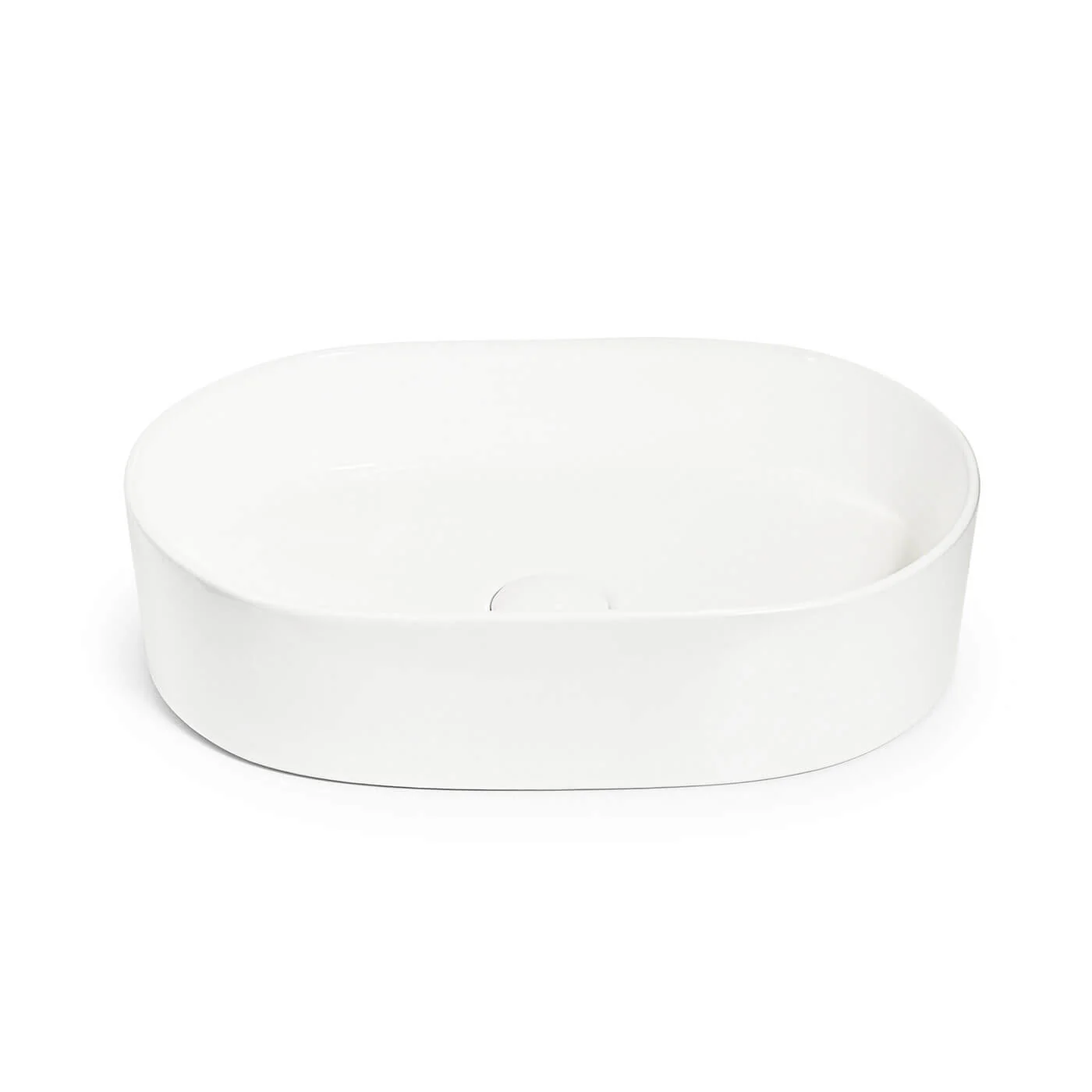 Berlin Pill LUX Oval Above Counter Ceramic Basin 500mm - Image 2