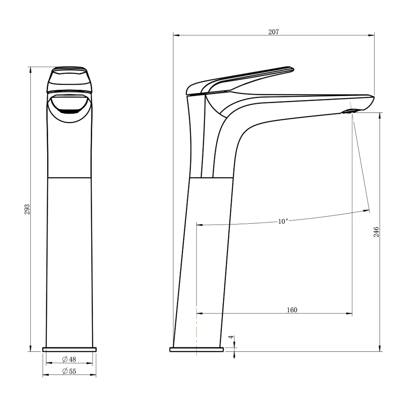 Berlin Tall Basin Mixer - Image 7