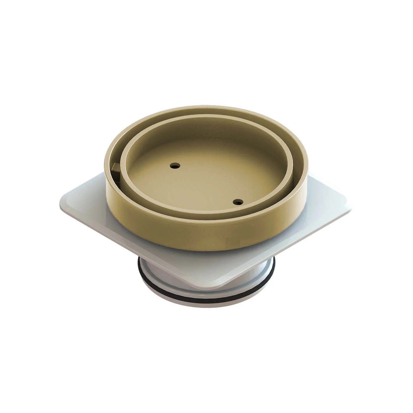 Bermuda Round Tile Insert Floor Waste 115mm - Image 2