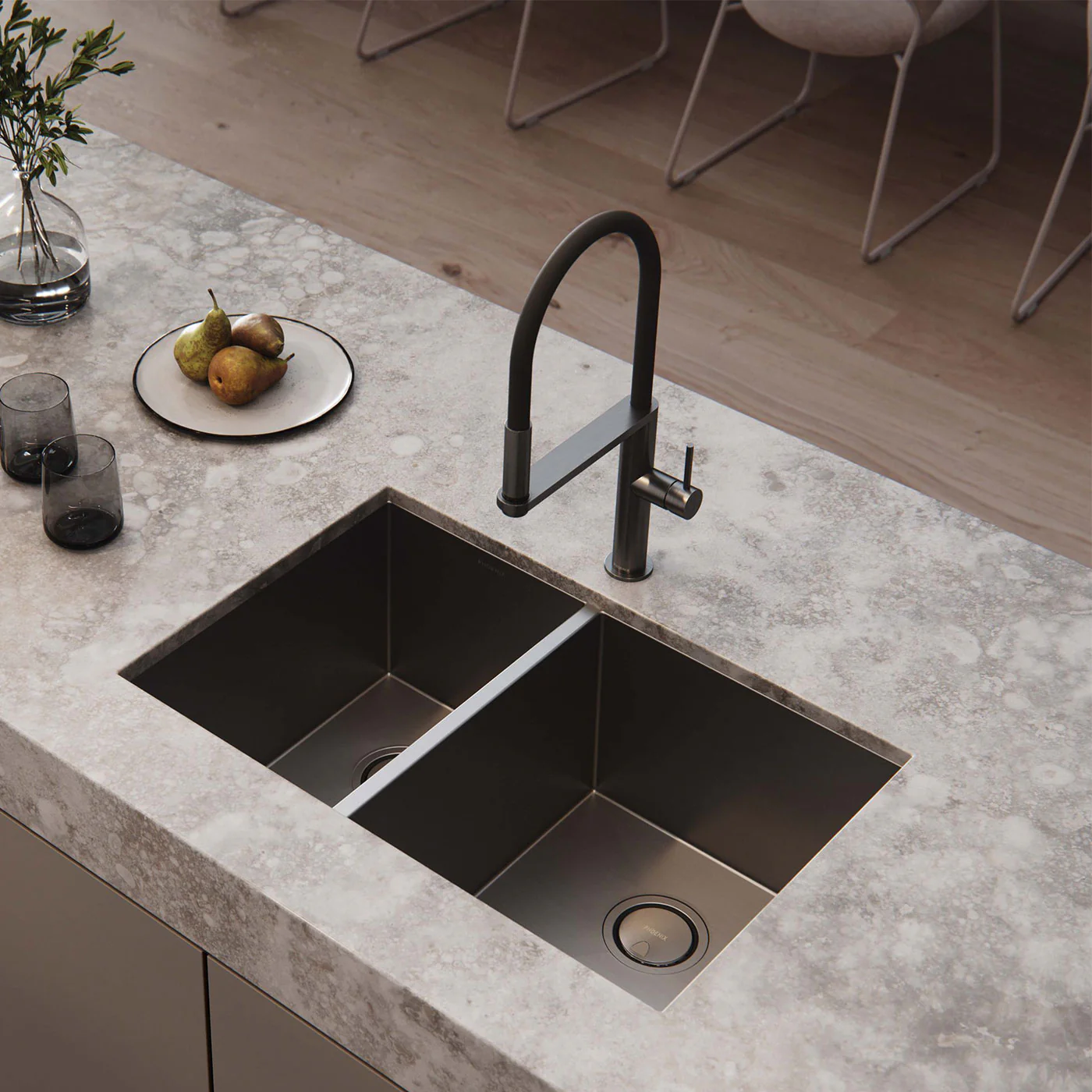 Blix Flexible Hose Pull Down Sink Mixer - Image 7