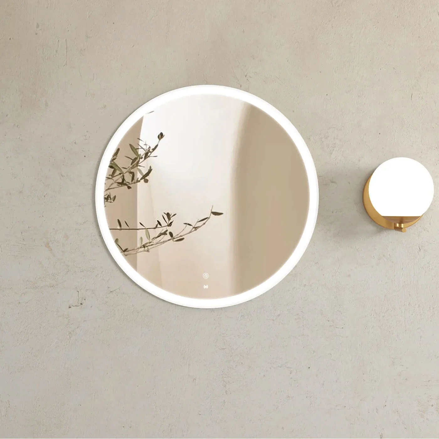 Bondi LED Framed Bathroom Mirror 800mm - Image 3