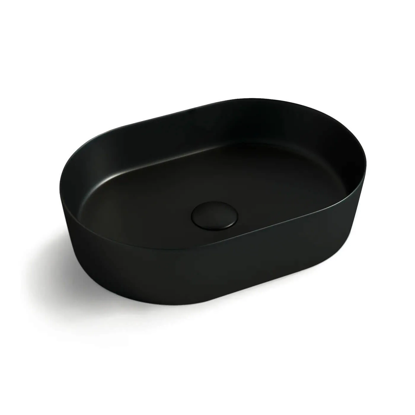 Quay Oval Pill Ceramic Basin 500x340x120mm - Image 2