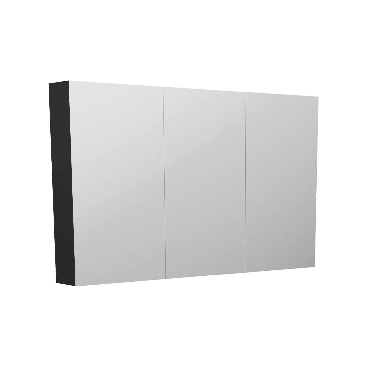 Brighton 3 Door Pencil Edge Mirror Cabinet 1200mm - Image 3