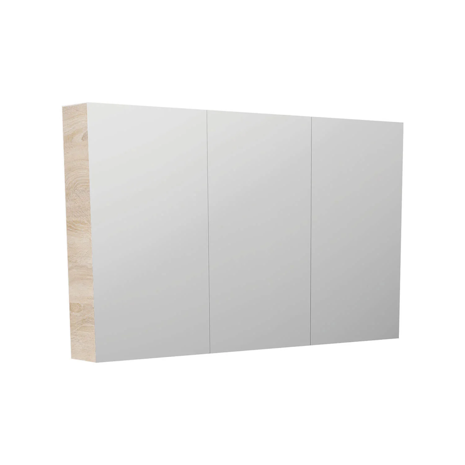 Brighton 3 Door Pencil Edge Mirror Cabinet 1200mm - Image 5