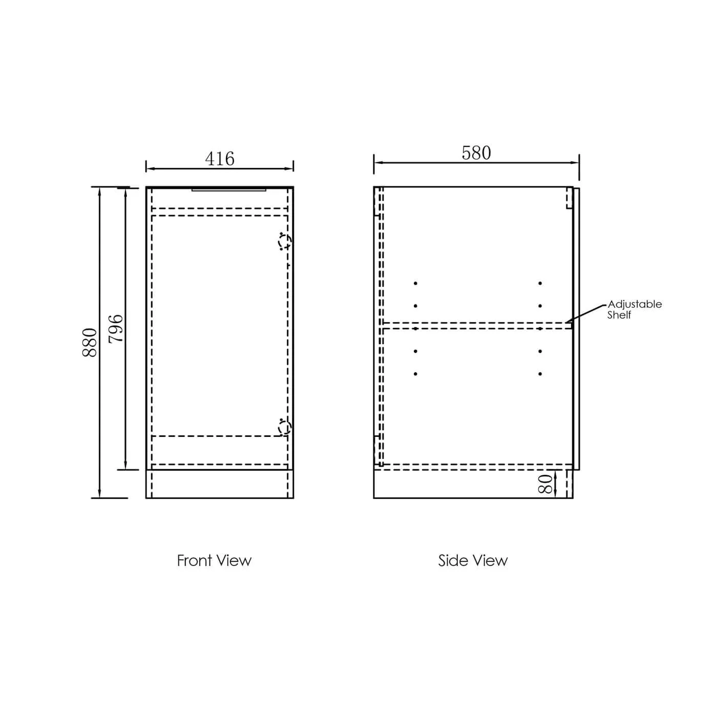 Byron Laundry Cabinet Kit 1715mm - Image 8