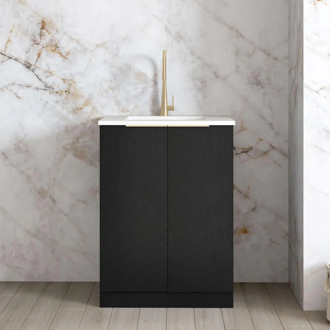 Byron Mini Laundry Cabinet Set 650mm - Image 4