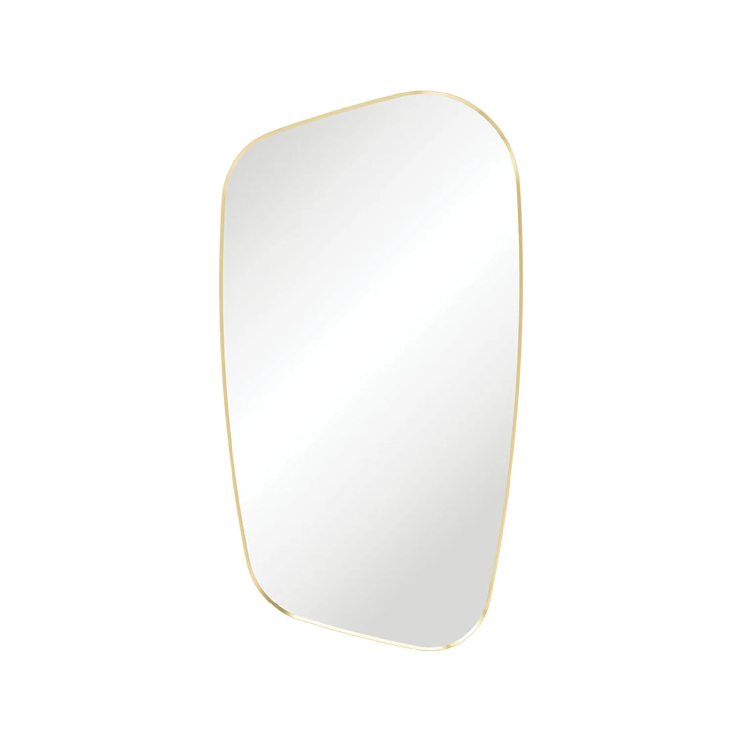 Capriccio Asymmetrical Framed Glass Mirror 650x1200mm - Image 2