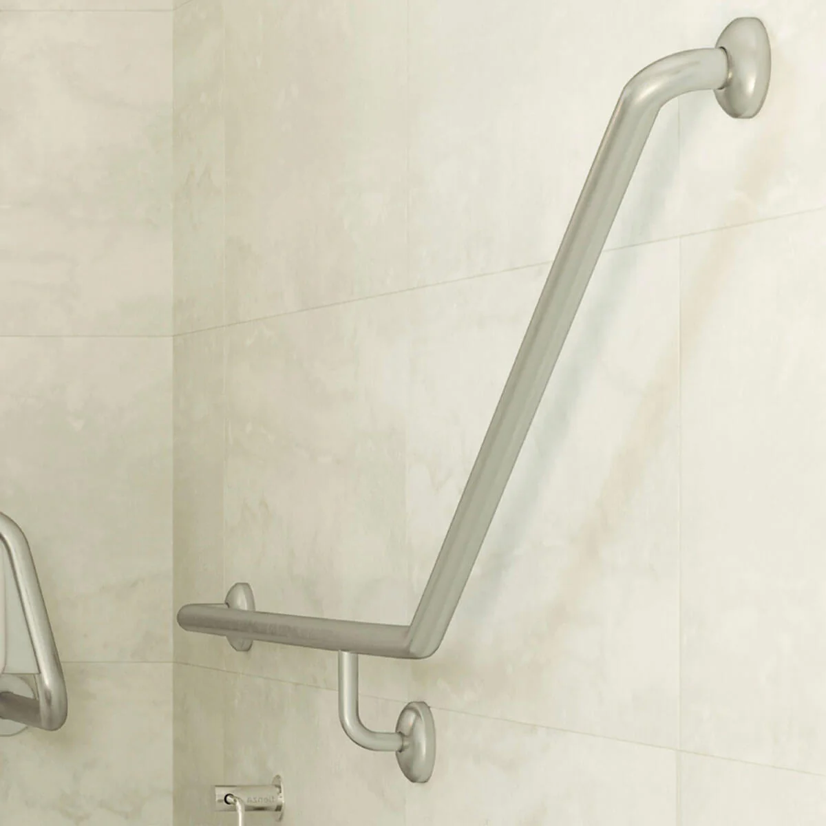 Care DDA Accessible 40 Degree Grab Rail 900x700mm - Image 5
