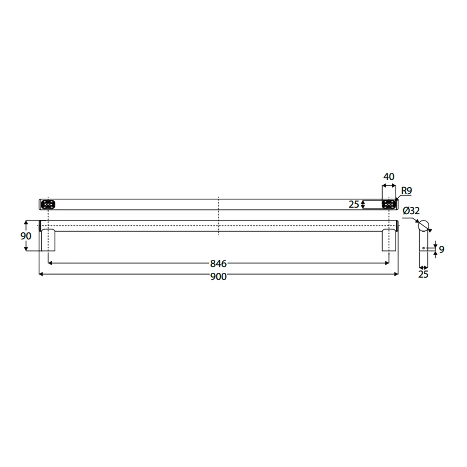 Care Slimline Grab Rail - Image 10