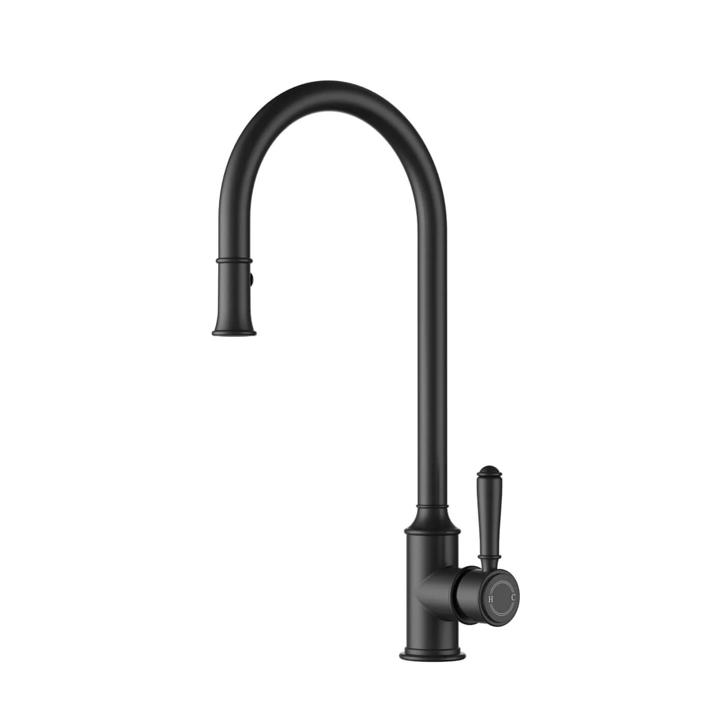 Clasico Brass Handle Pull Out Sink Mixer - Image 4