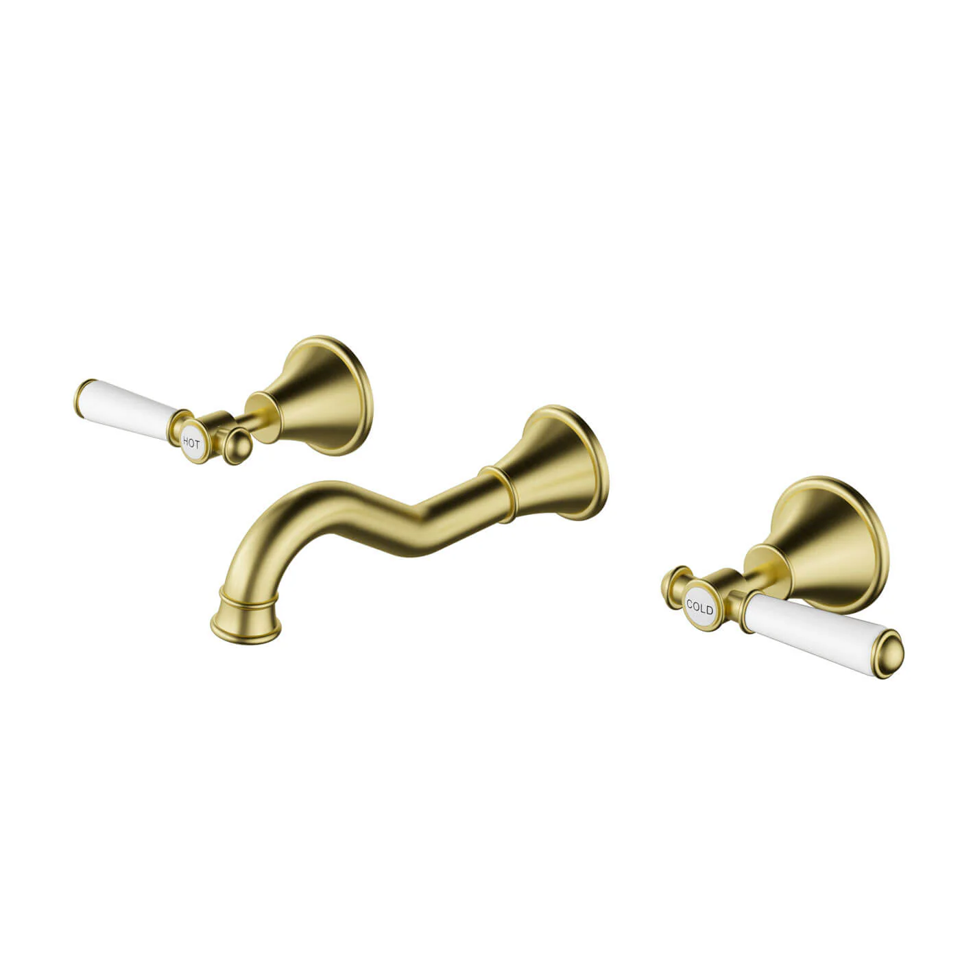 Clasico Ceramic Handle Assembly Tap Wall Set - Image 2