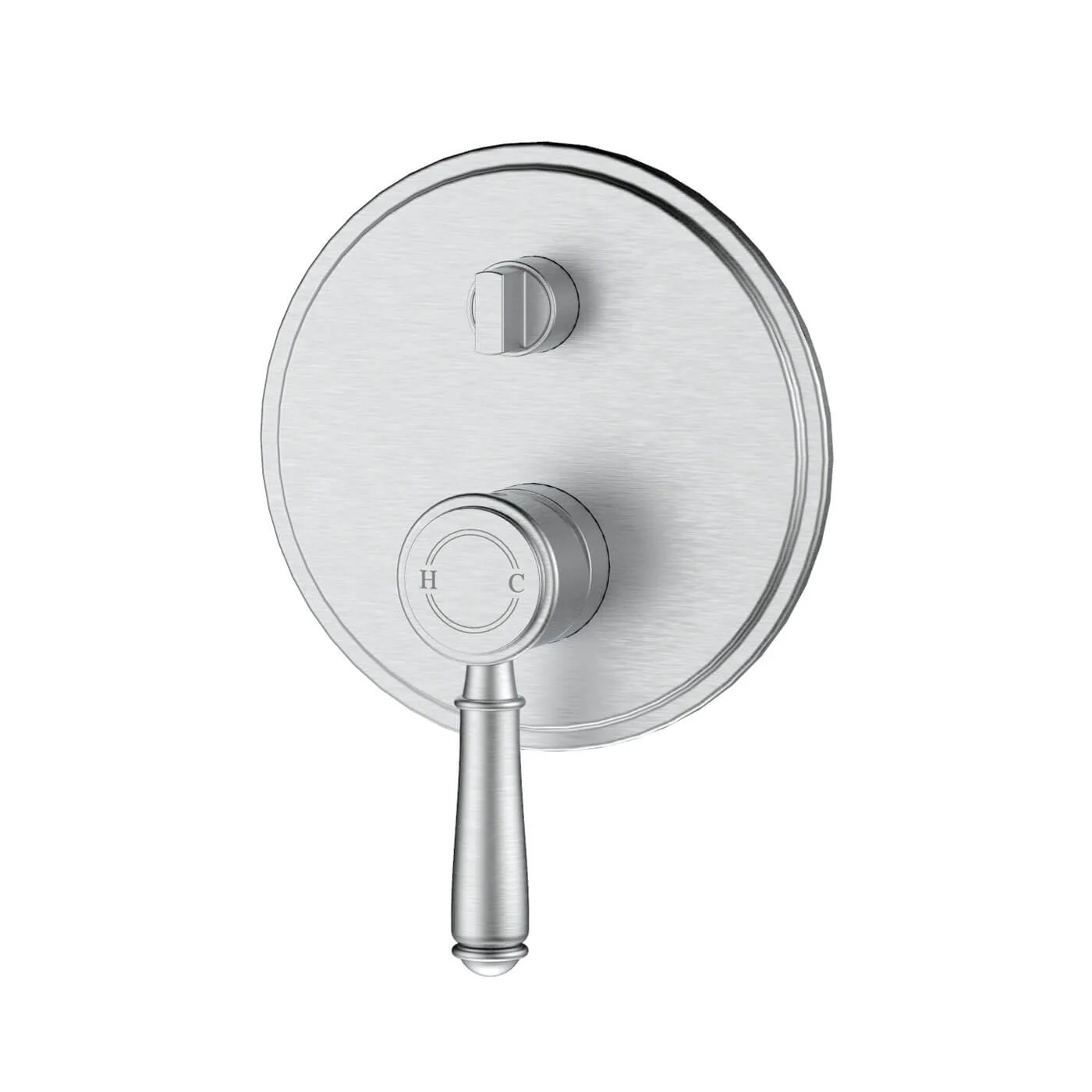 Clasico Diverter Brass Handle Wall Mixer - Image 2