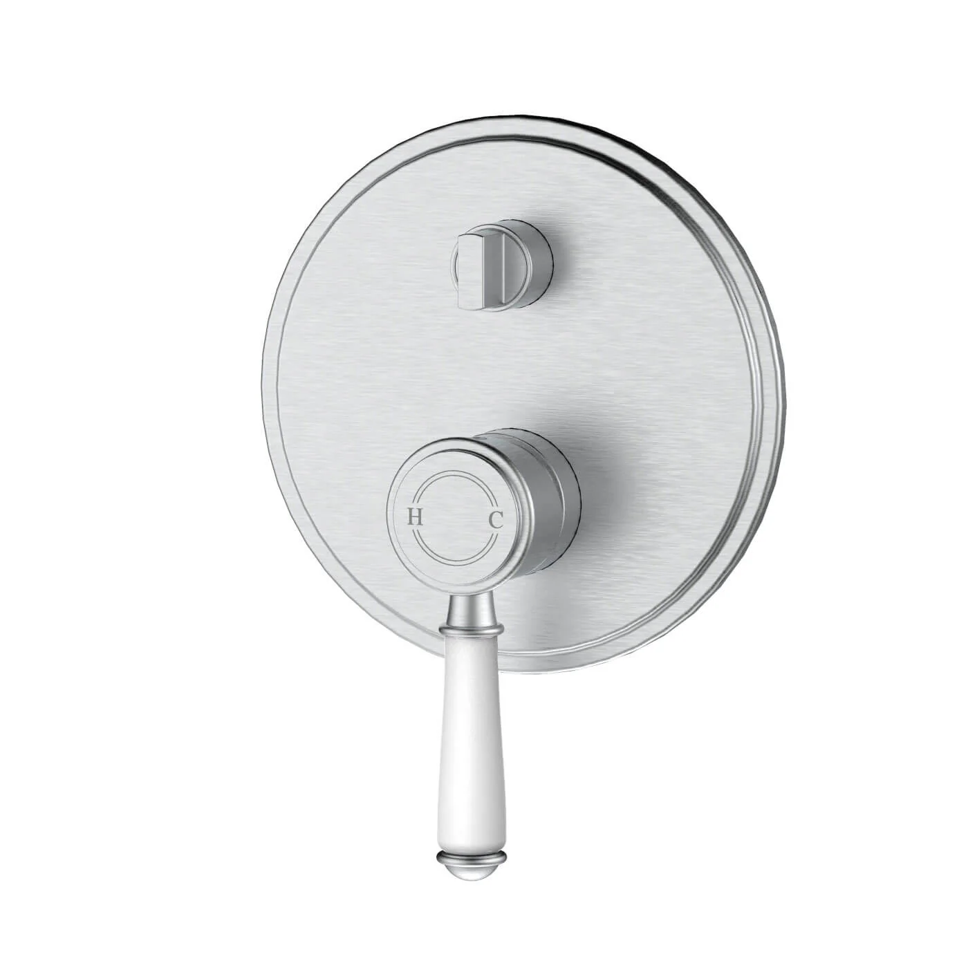 Clasico Diverter Ceramic Handle Wall Mixer - Image 2