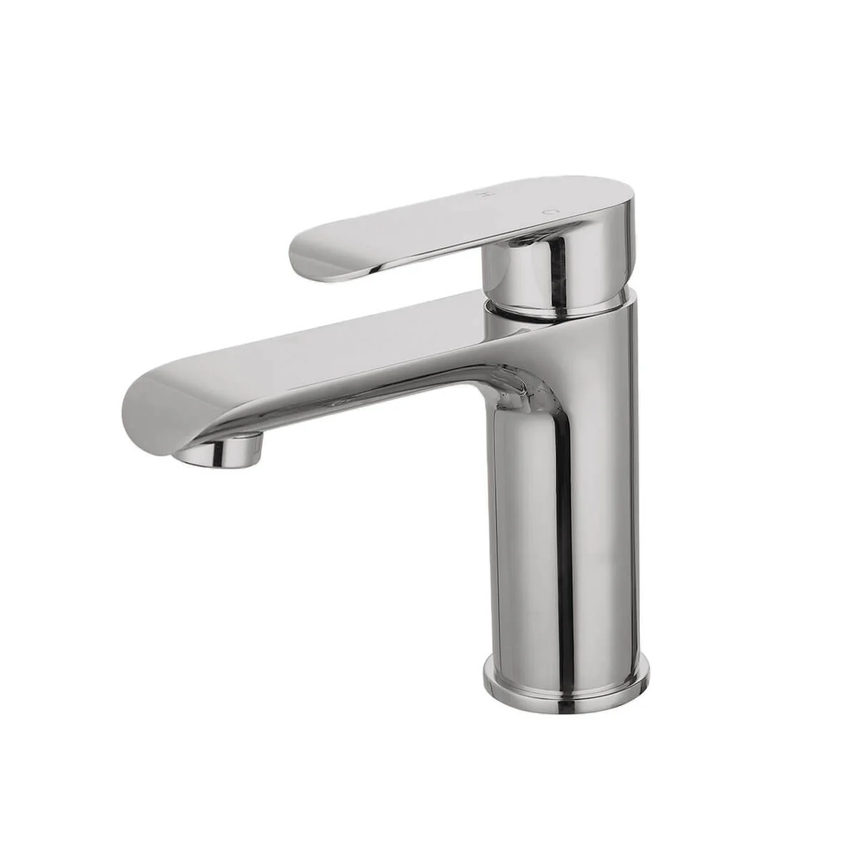 Cleo Curved Handle Short Basin Mixer - Image 3
