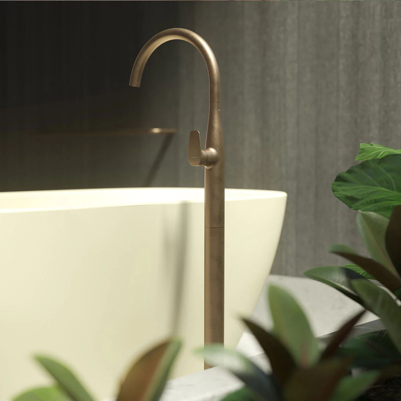 Contura II Freestanding Bath Spout - Image 6