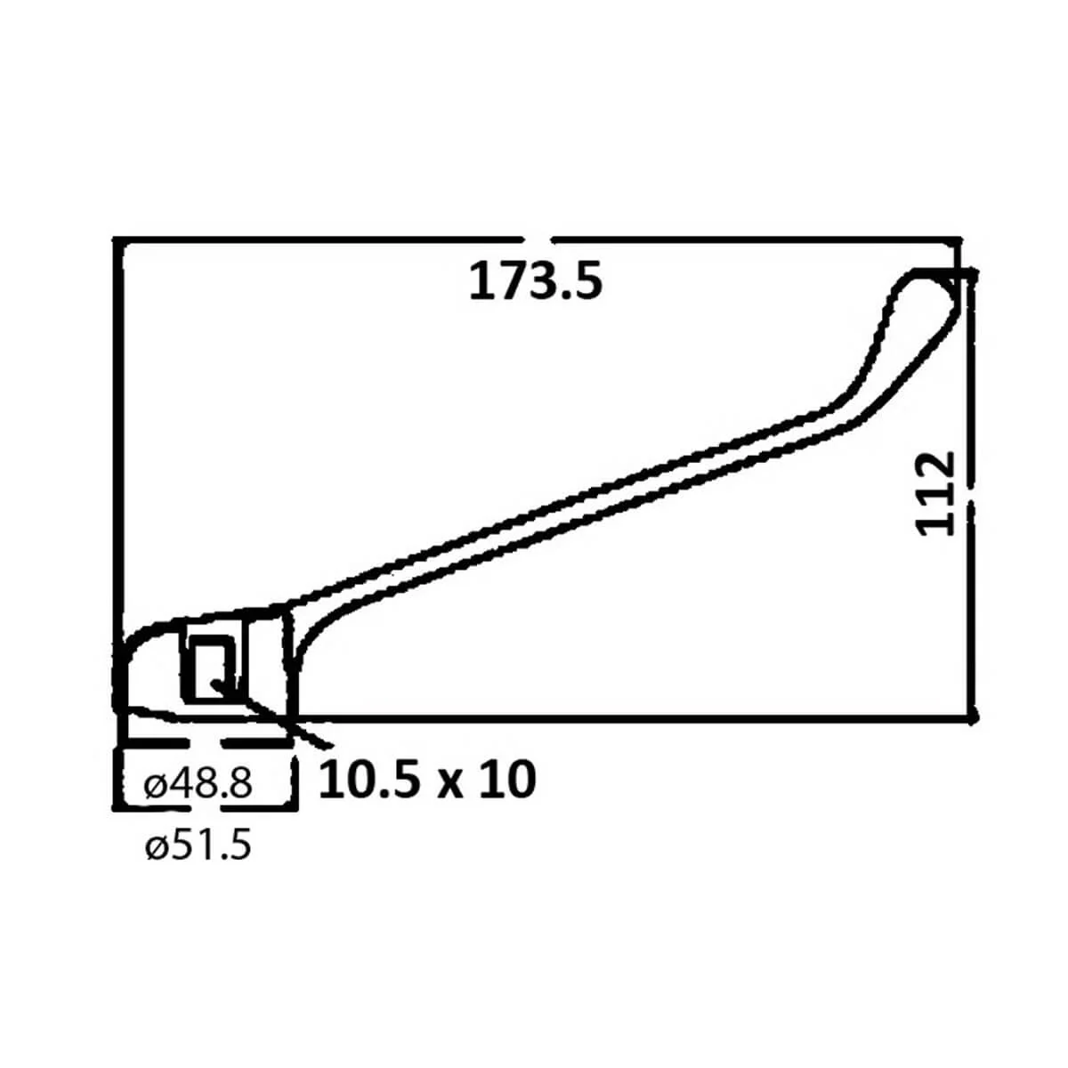 Disable Care DDA Short Basin Mixer - Image 3