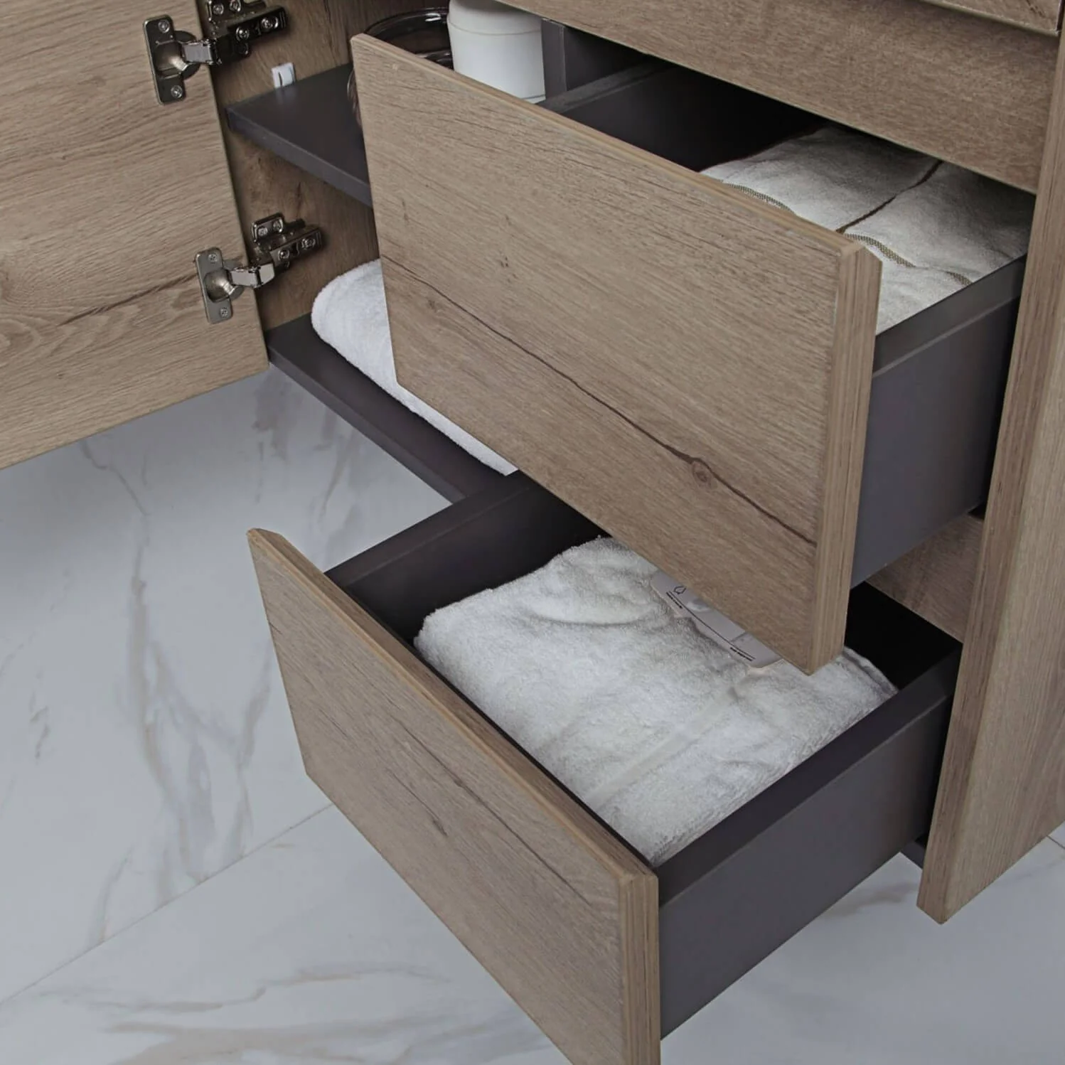 Emma Timber Soft-Close Wall Hung Vanity - Image 3