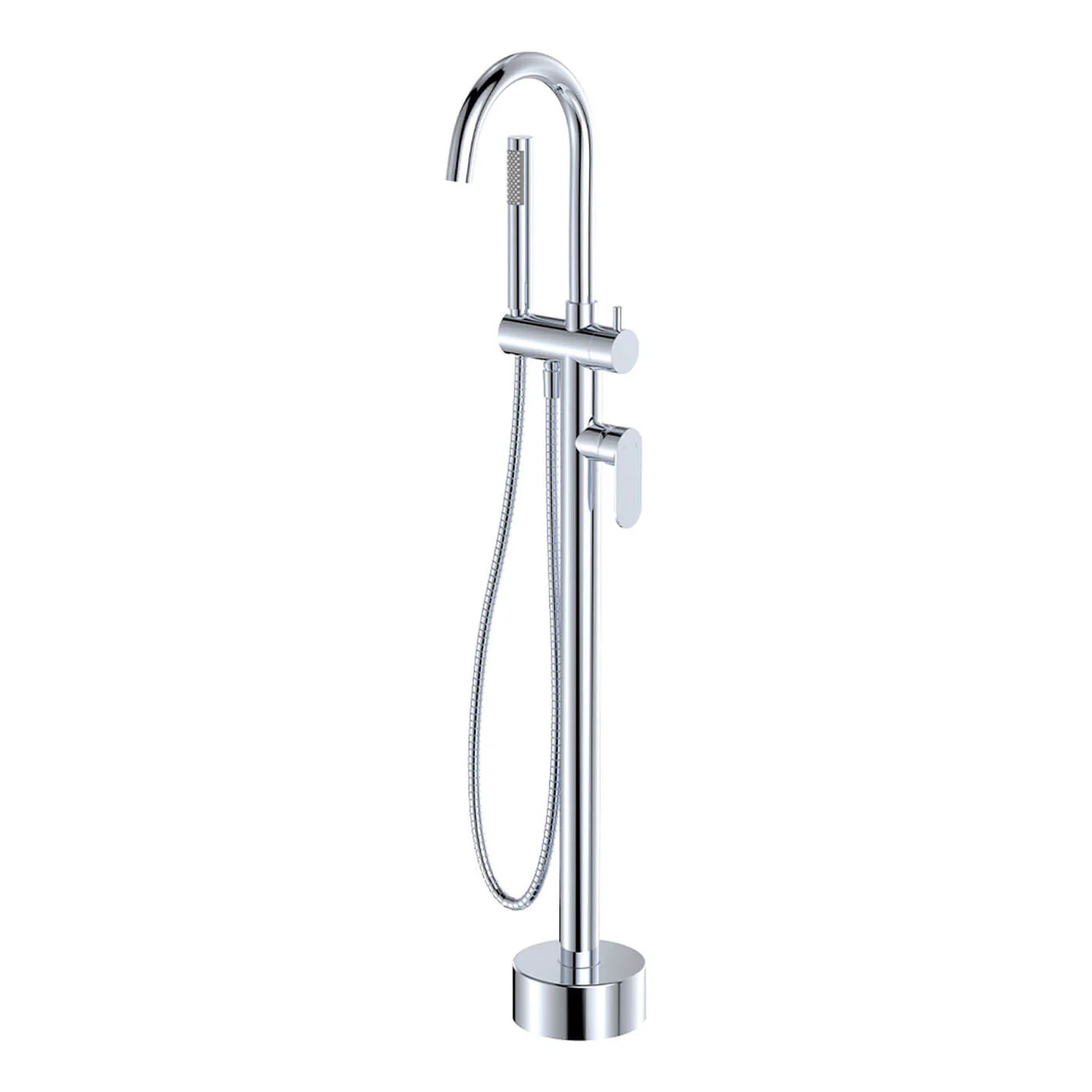 Empire Slim Freestanding Bath Spout with Handset - Image 3