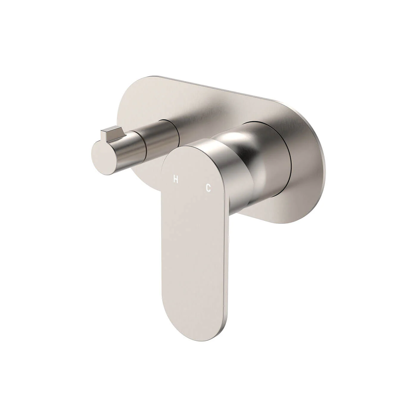 Empire Slim Horizontal Single Plate Diverter Wall Mixer - Image 3