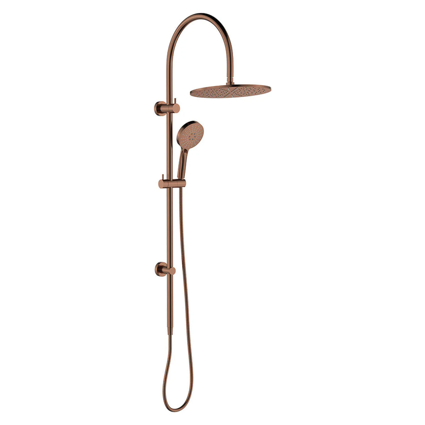 Empire Slim Twin Gooseneck Shower Rail - Image 2