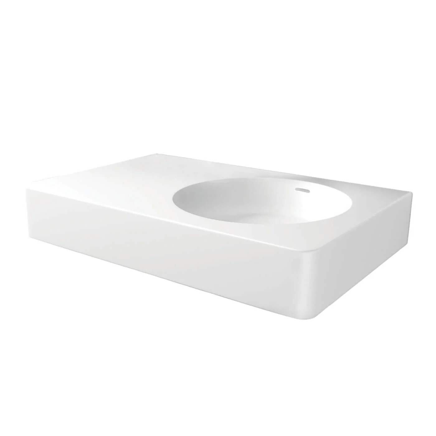 Encanto Slimline Cast Stone Wall Hung Basin 700mm - Image 4