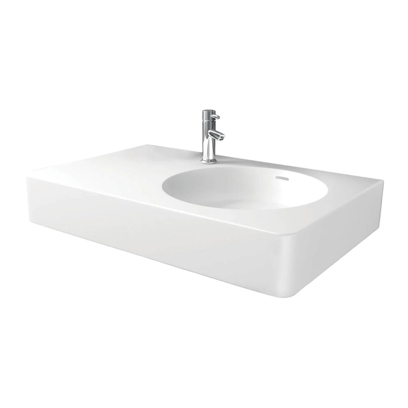 Encanto Slimline Cast Stone Wall Hung Basin 700mm - Image 5