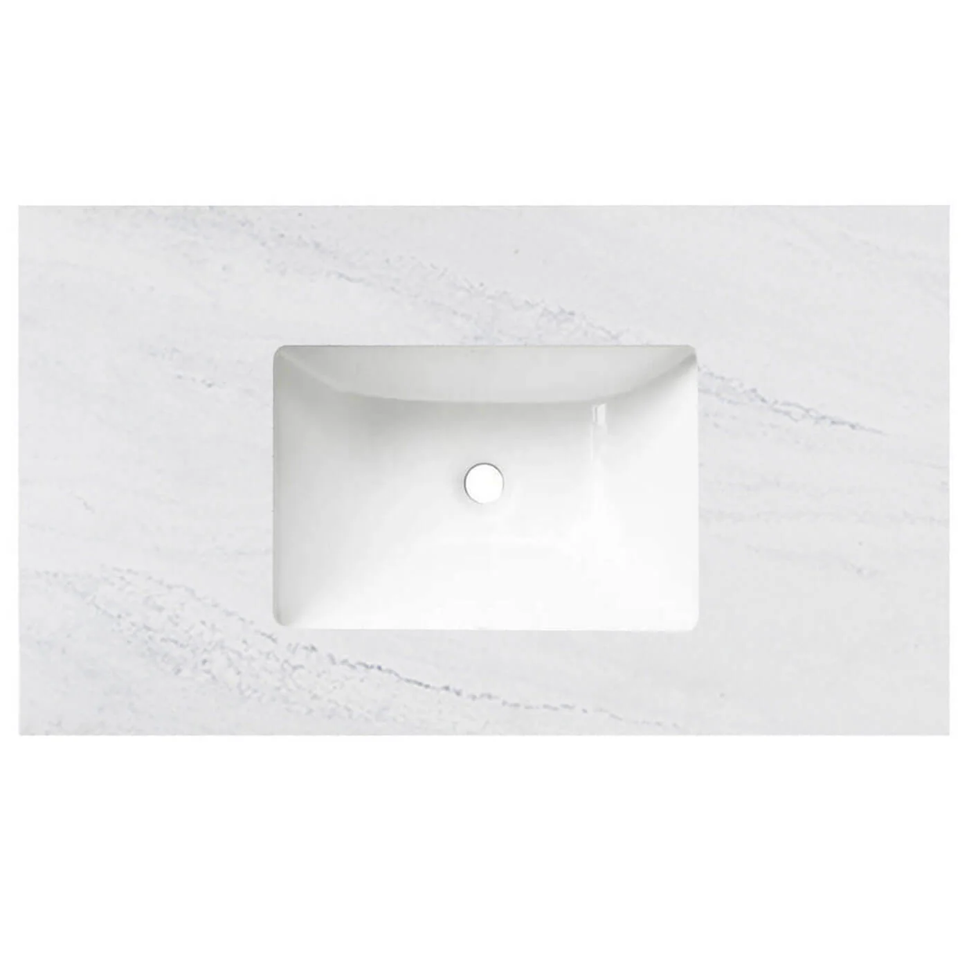 Fienza Vanity Solid Surface Benchtop with Undermount Basin