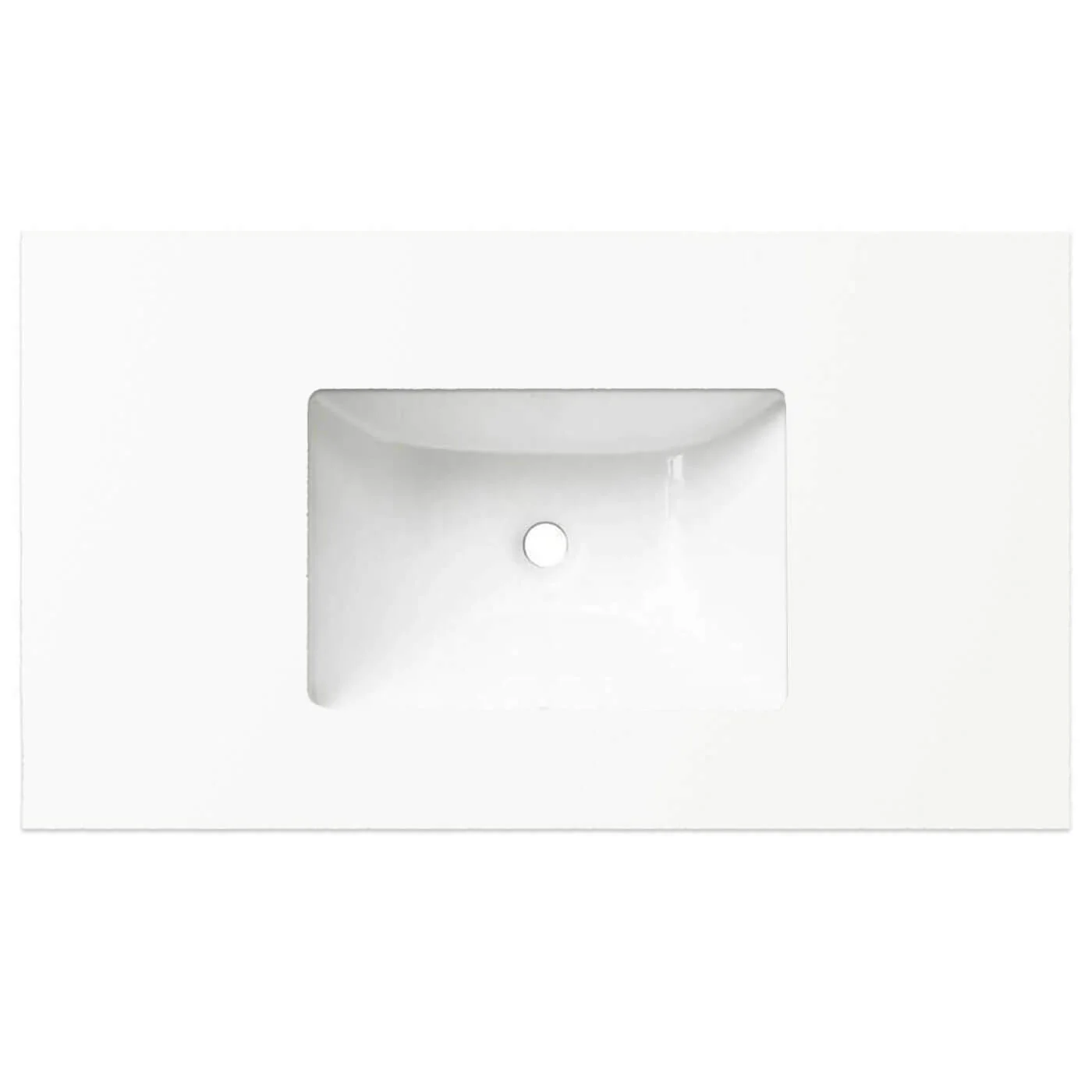 Fienza Vanity Solid Surface Benchtop with Undermount Basin - Image 3