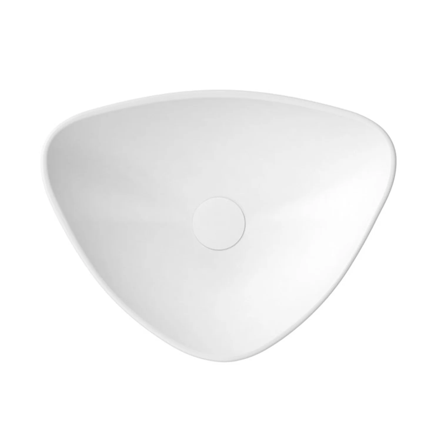 Fiore Asymmetrical Ceramic Basin 530mm - Image 2