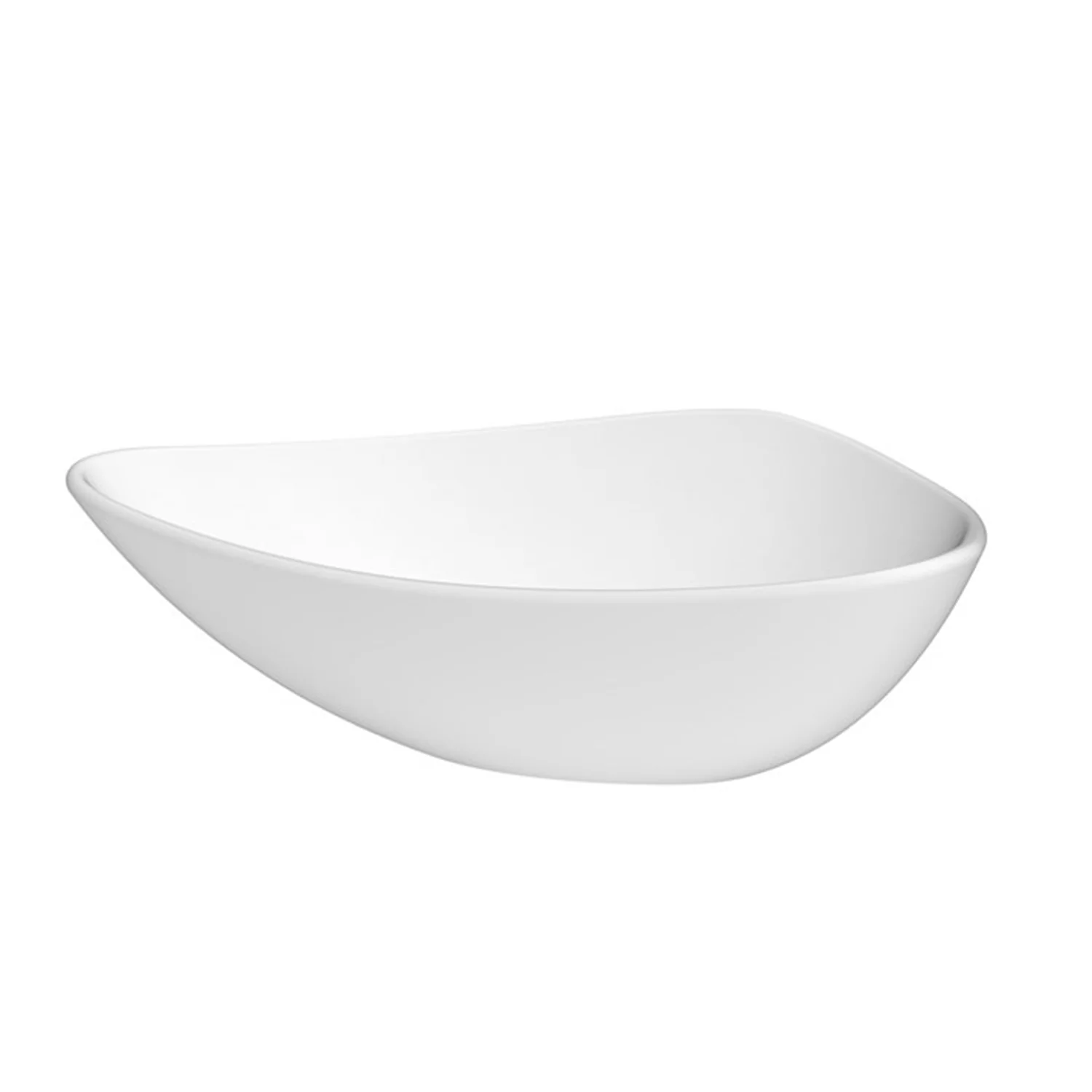 Fiore Asymmetrical Ceramic Basin 530mm - Image 3